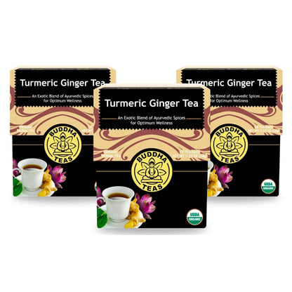 BUDDHA TEAS TEA,OG1,TURMERIC GINGER