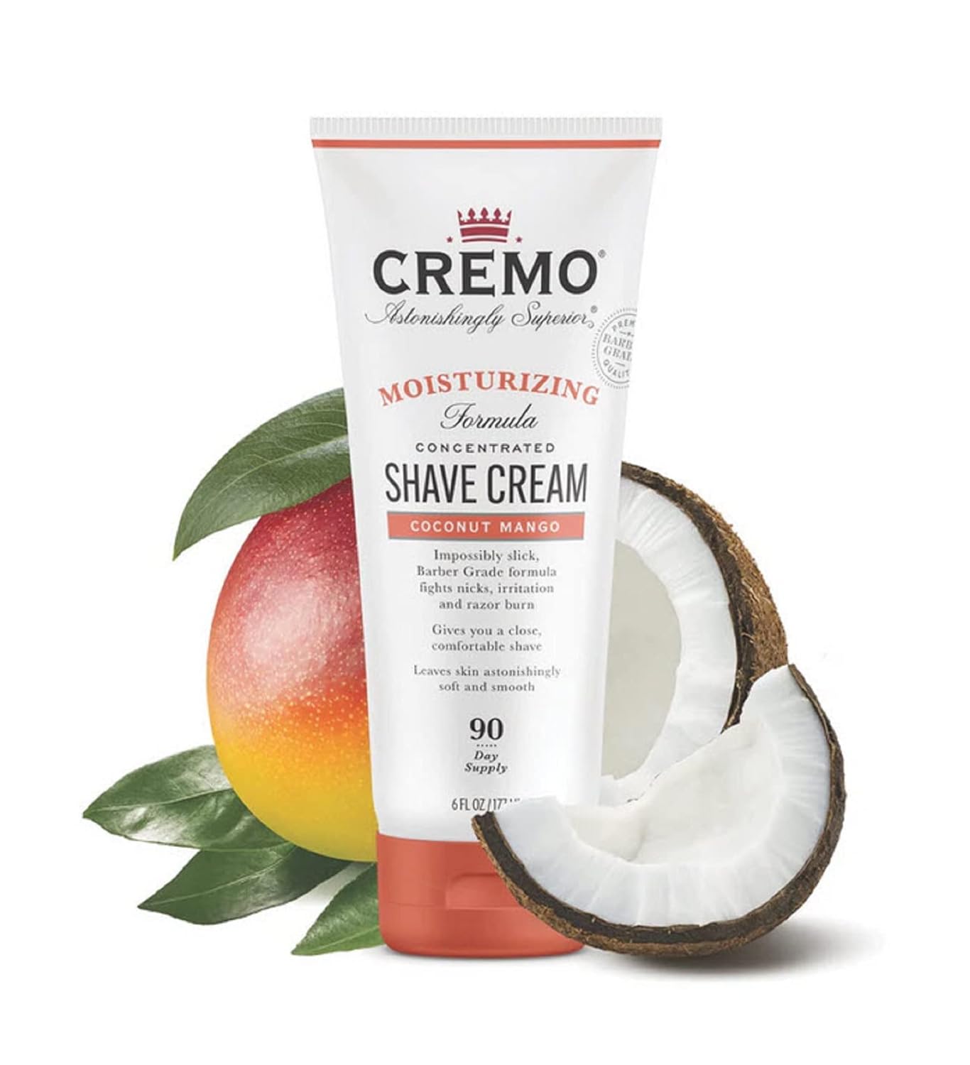 CREMO COCONUT MANGO SHAVE CREAM 6OZ