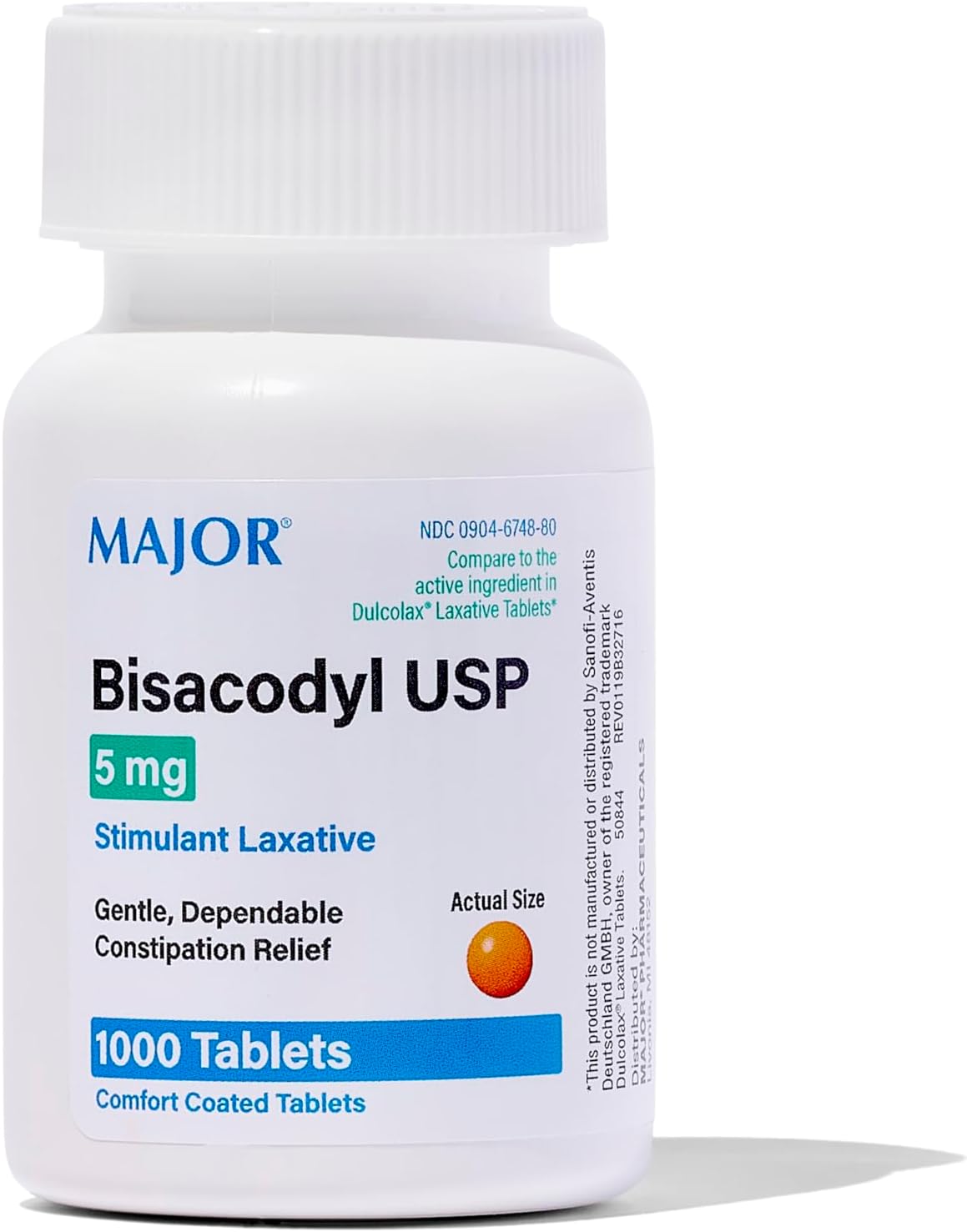 GNP BISACODYL LAXATIVE 5MG TAB 100CT UD