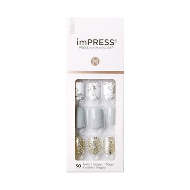 Kiss Impress Press-On-Manicure Kit 30 Count Knock Out Short