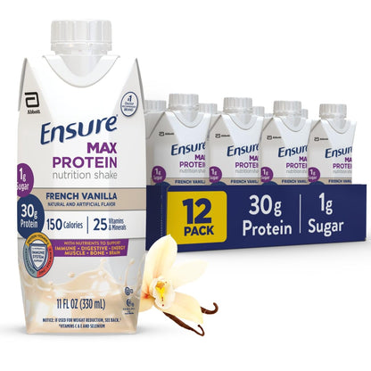 ENSURE MAX PROTEIN RTD FRNCH VANL 4X11OZ