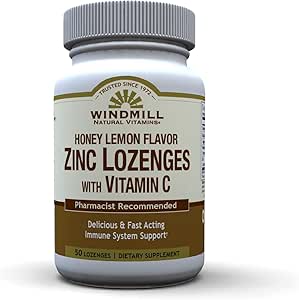 ZINC VIT C/ECHINA 30MG LOZ CHY 60CT WIND