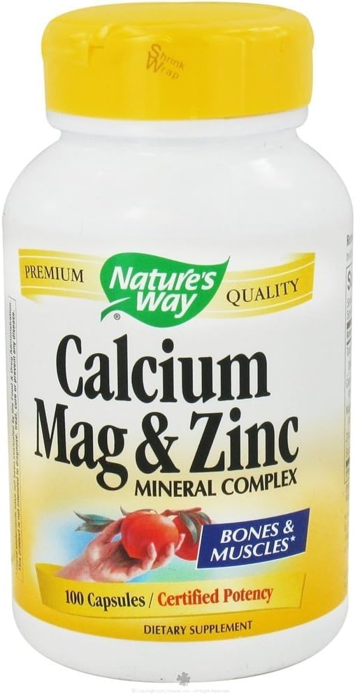 NATURE'S WAY CALCIUM,MAGNESIUM & ZINC