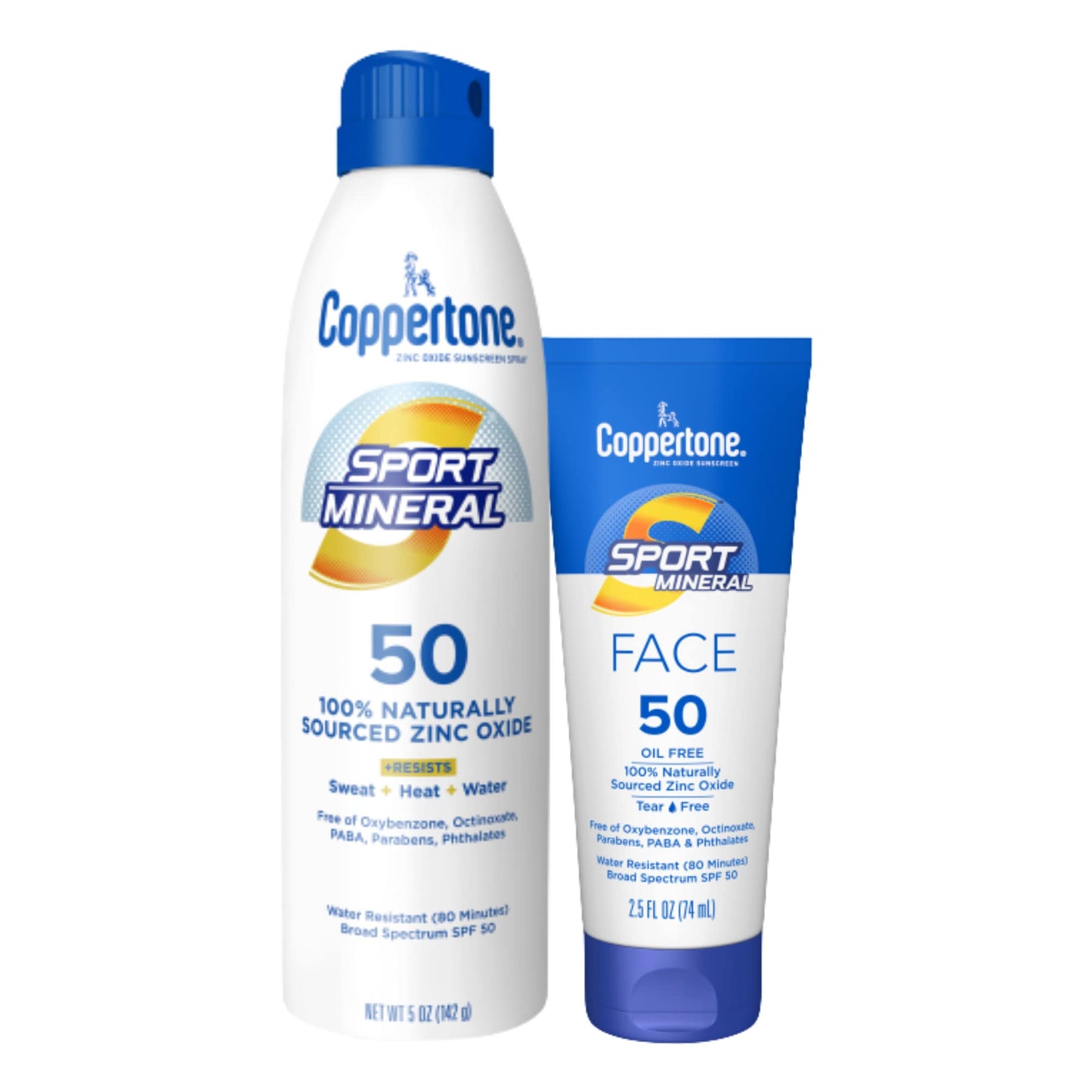 Coppertone Spf#50 Sport Mineral Face Zinc Oxide 2.5oz