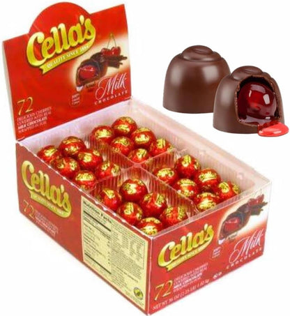CELLAS COVERED CHY MLK CHOC 72