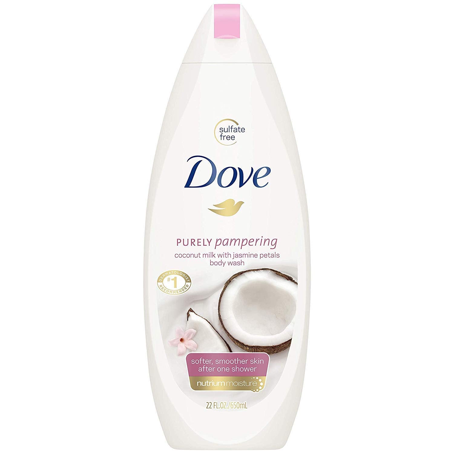 DOVE BODY WASH COCONUT MILK 20Z