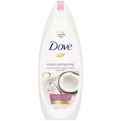 DOVE BODY WASH COCONUT MILK 20Z