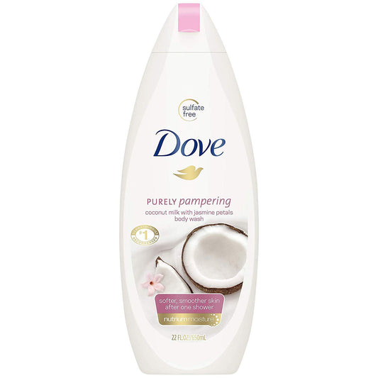 DOVE BODY WASH COCONUT MILK 20Z