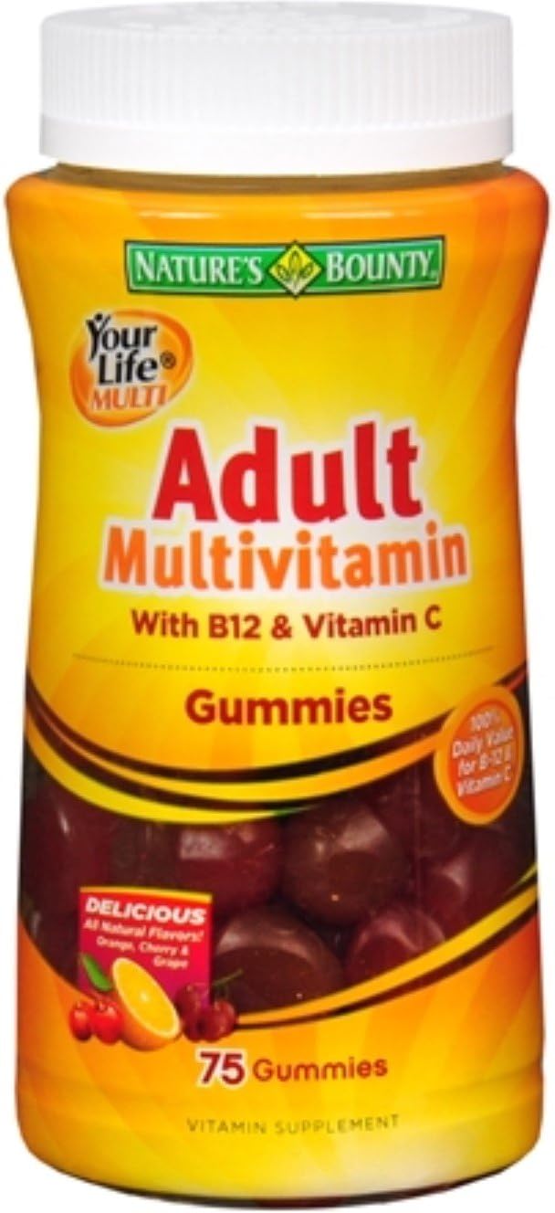 YOUR LIFE MULTIVIT GUMMY 75CT NAT BOUNTY