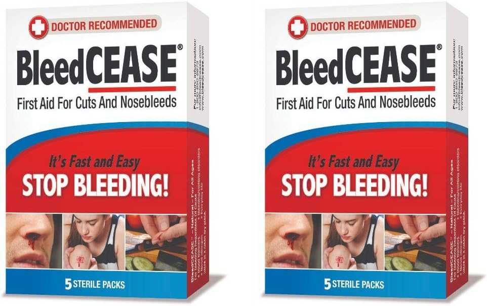BLEEDCEASE STOP BLEEDING WND DRS 5CT