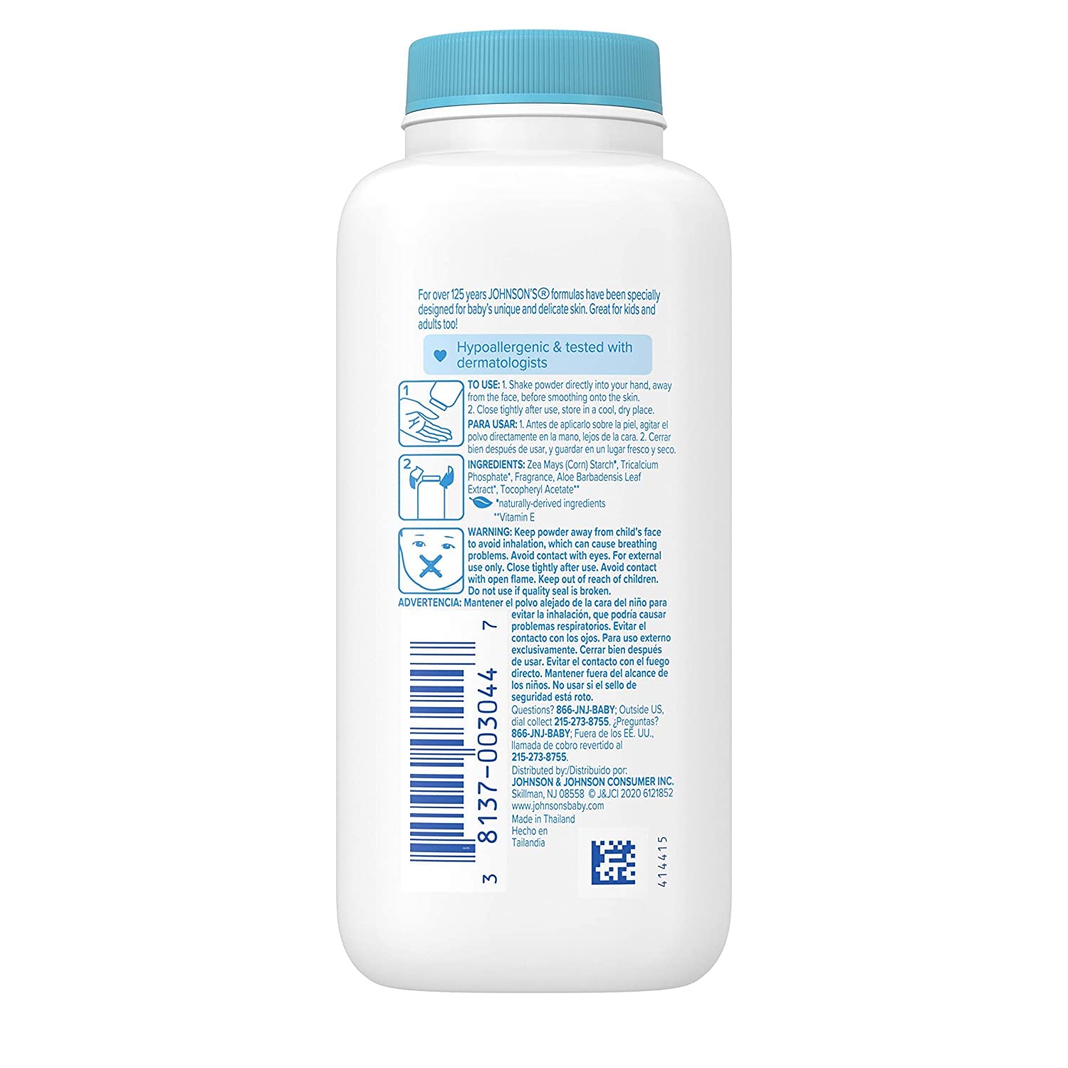 JOHNSONS BABY POWDER ALOE/VIT E 9OZ