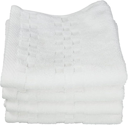 Royal Crest Wash Cloths - White, 2 count