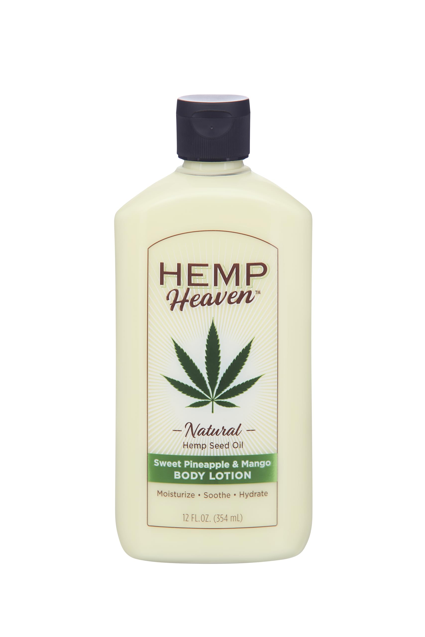 Hemp Heaven Body Lotion Sweet Pineapple And Mango 18oz Pump