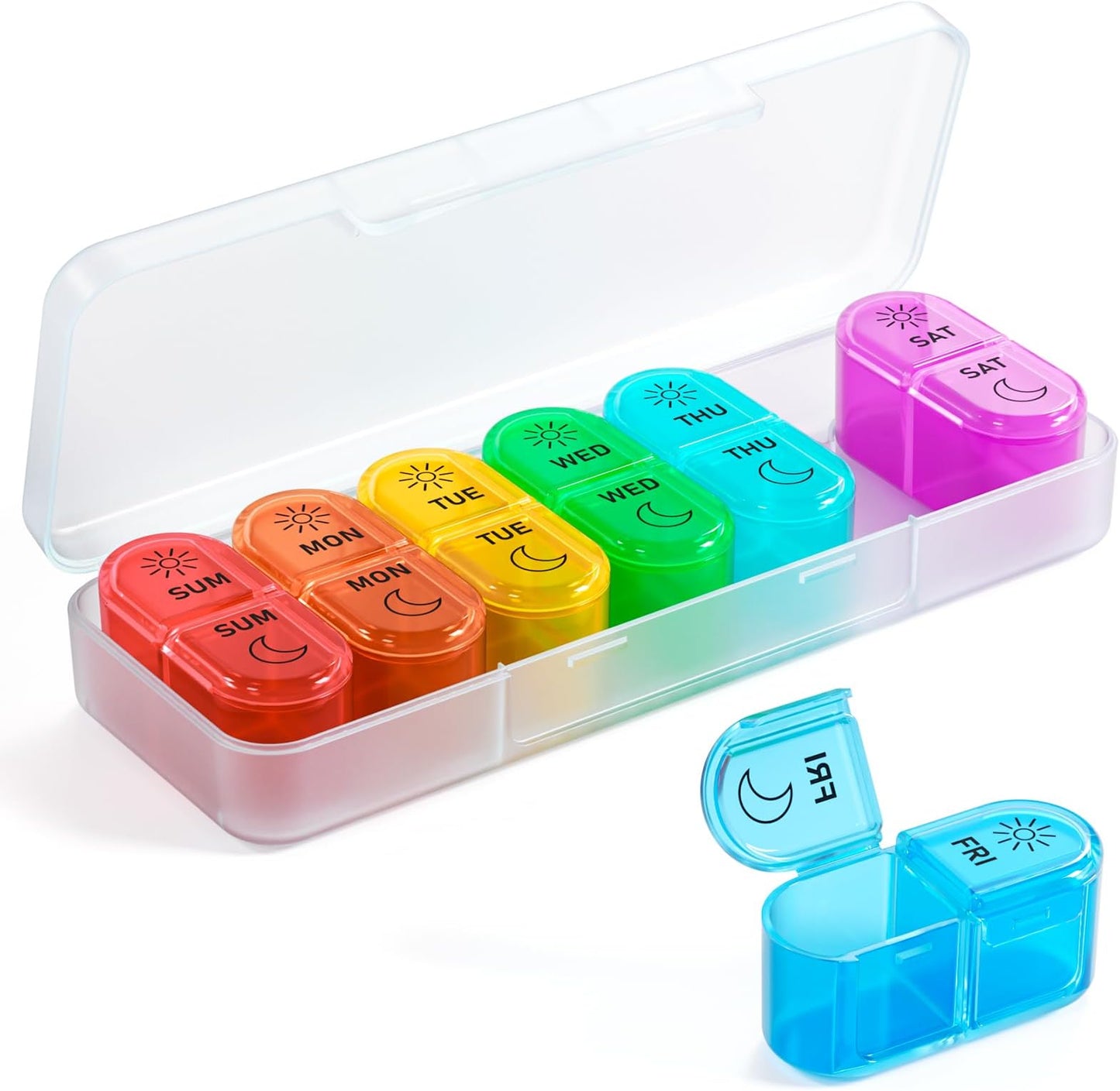 PILL ORGANIZER 7DAY LRG