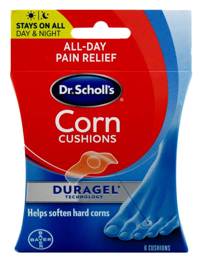 DR SCHOLLS DURAGEL CORN CUSHION BDG 6CT