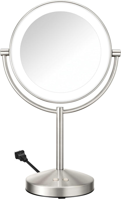 CONAIR LED Lighted Vanity Mirror with Storage Base - Black