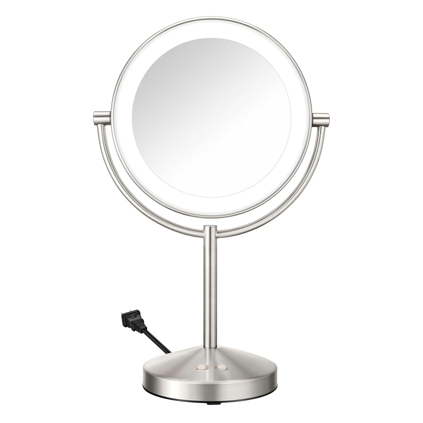 CONAIR Lighted Makeup Vanity Mirror with Adjustable Base - White
