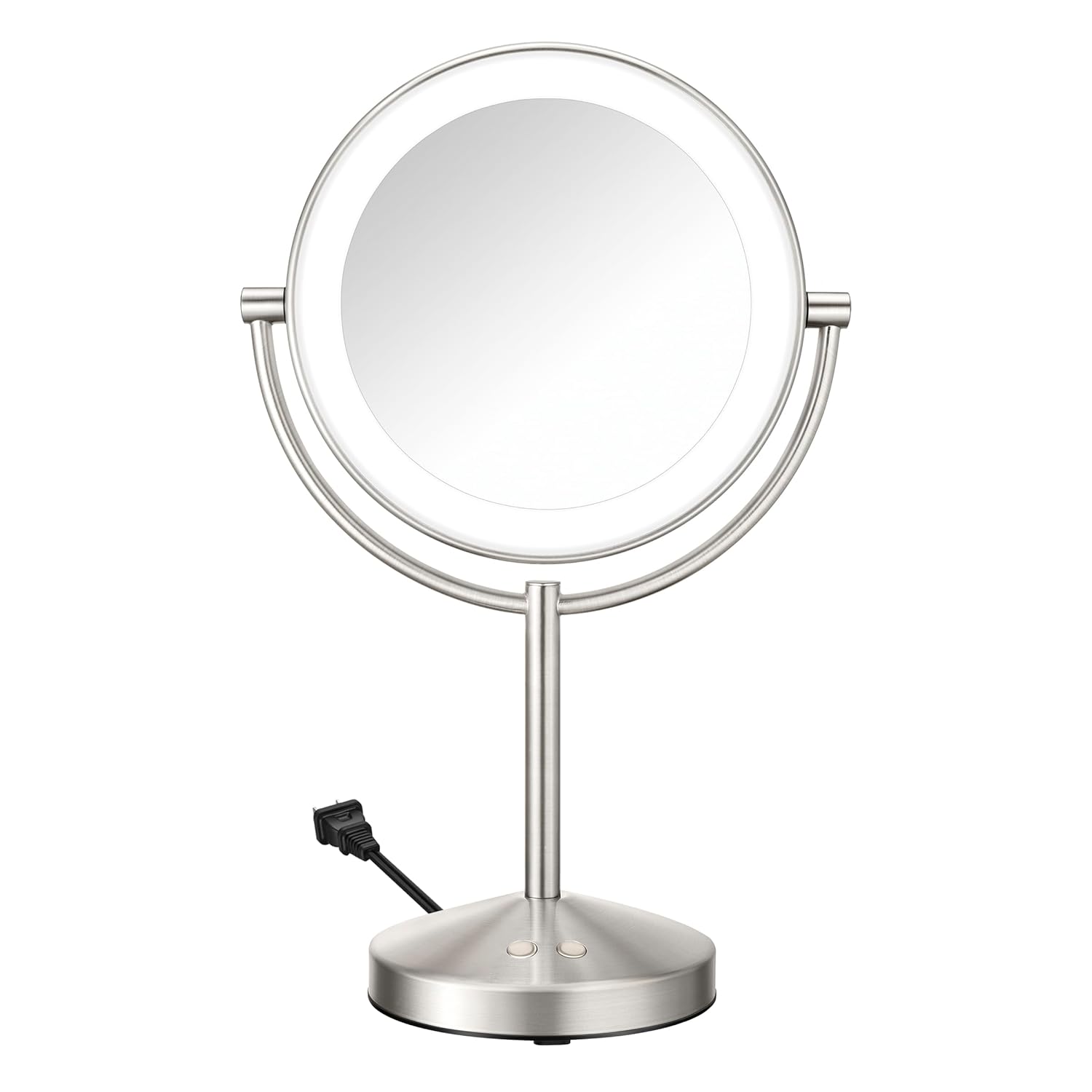 CONAIR Lighted Makeup Vanity Mirror with Adjustable Base - White