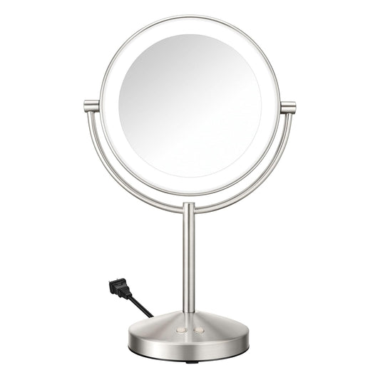 CONAIR Lighted Makeup Vanity Mirror with Adjustable Base - White
