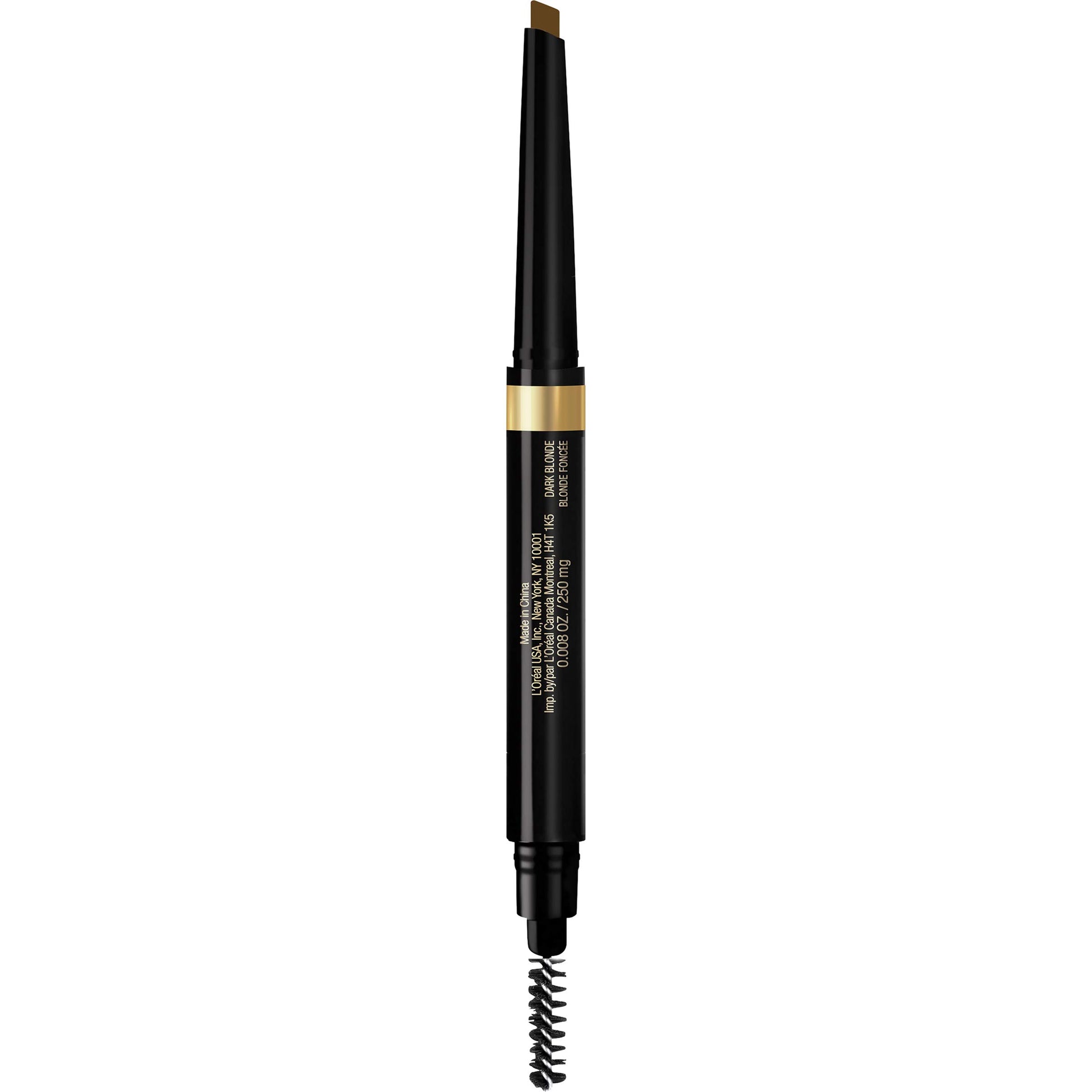 L'ORÉAL PARIS Brow Stylist Shape & Fill Mechanical Eye Brow Makeup Pencil, 405 Dark Blonde, 0.008 oz.