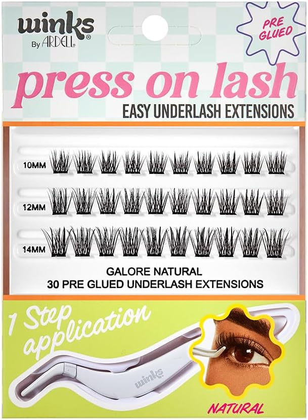 Ardell Press On Underlash Extensions - Naked Natural, 30 count