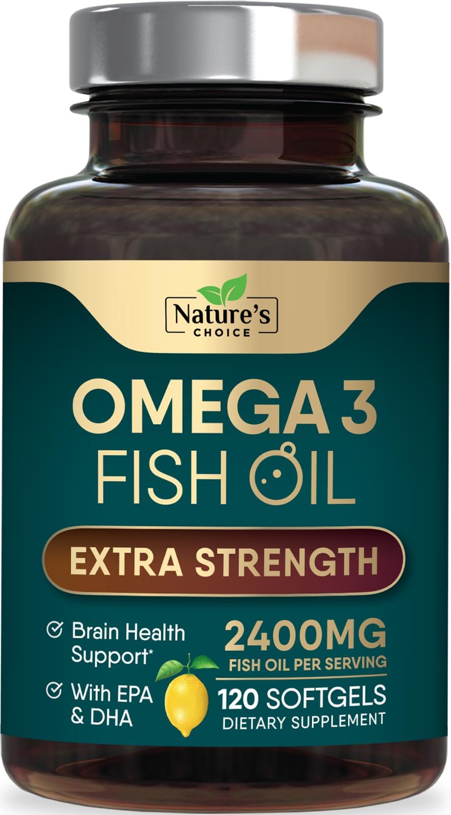 FISH OIL ODRLS 2400MG SG 90CT NAT BOUNTY