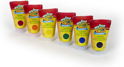 Crayola Washable Fingerpaints- Secondary Colors, 3 count