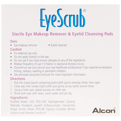 EYE SCRUB PADS 30CT ALCON