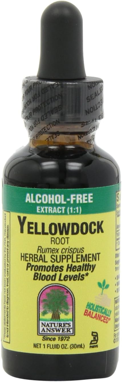 NATURE'S ANSWER AF YELLOWDOCK ROOT