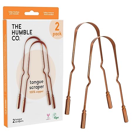 THE HUMBLE CO. TONGUE SCRAPER,COPPER