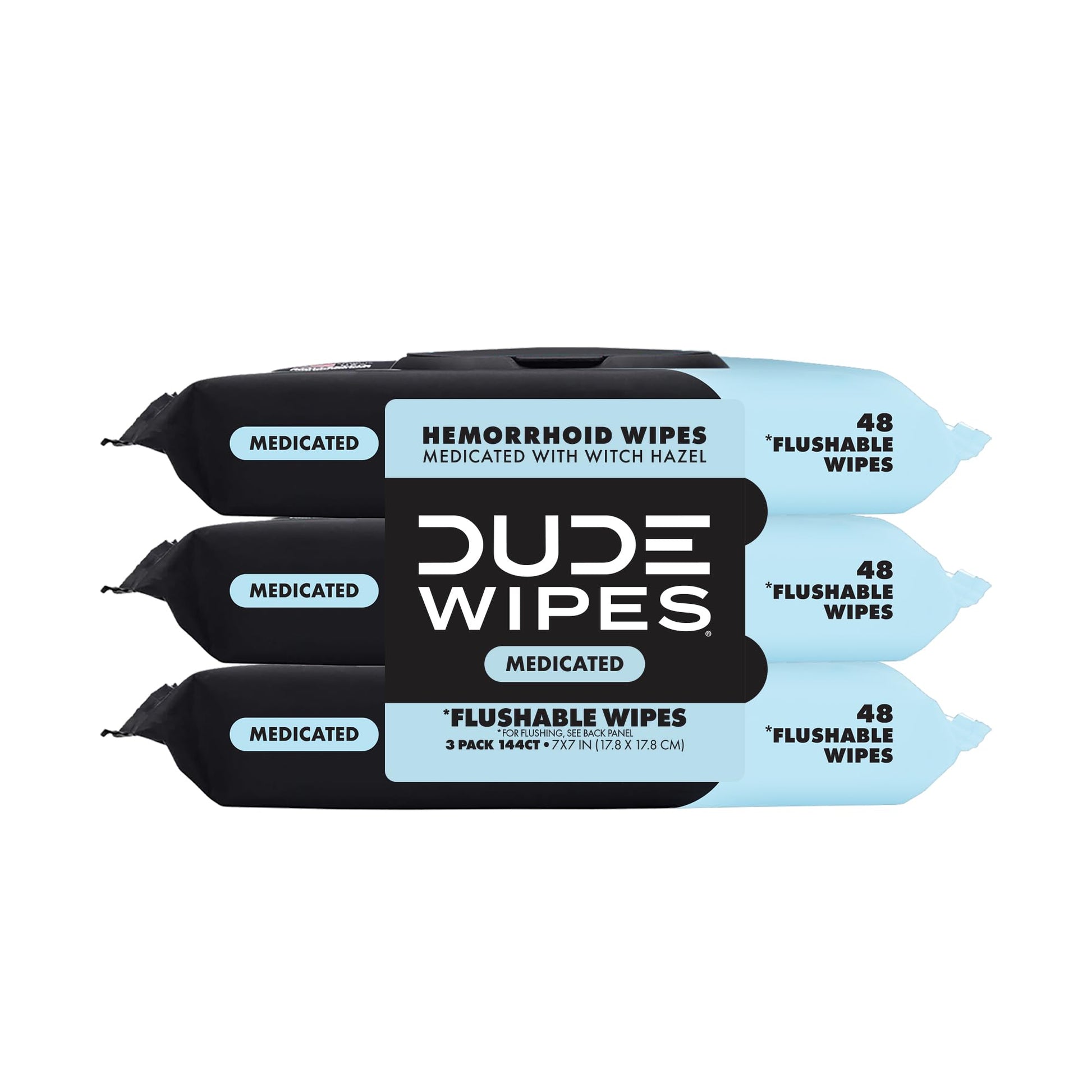 DUDE WIPES WIPES,MEDICATED,WTCH HAZL