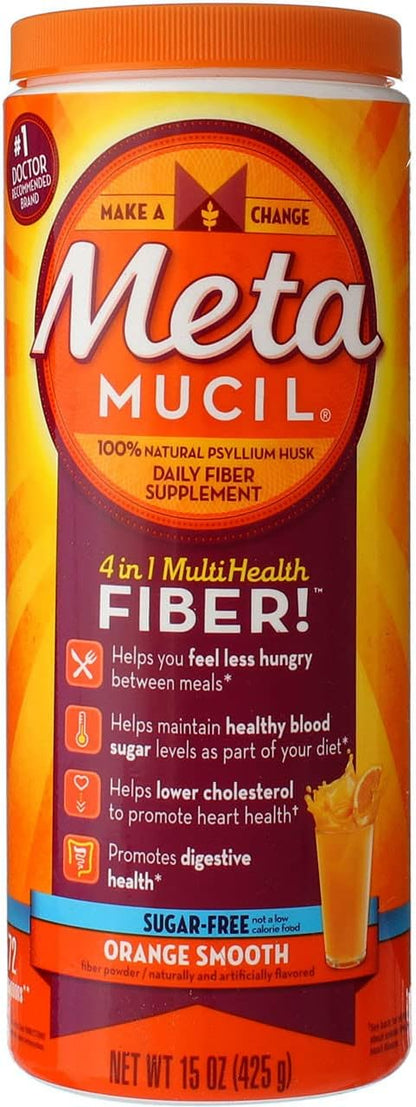 METAMUCIL FIBER+COLLAGEN ORNG PWD 19.9OZ