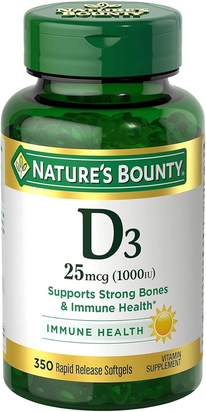 VITAMIN D3 1000IU SFTGL 120CT NAT BOUNTY