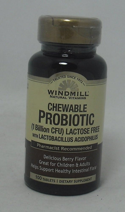 PROBIOTIC CHILD CHEW TAB 100CT WINDMILL