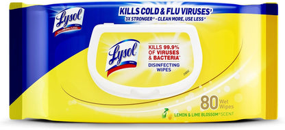 LYSOL DISINFECT WIPE LEM/LIME BLSM 35CT