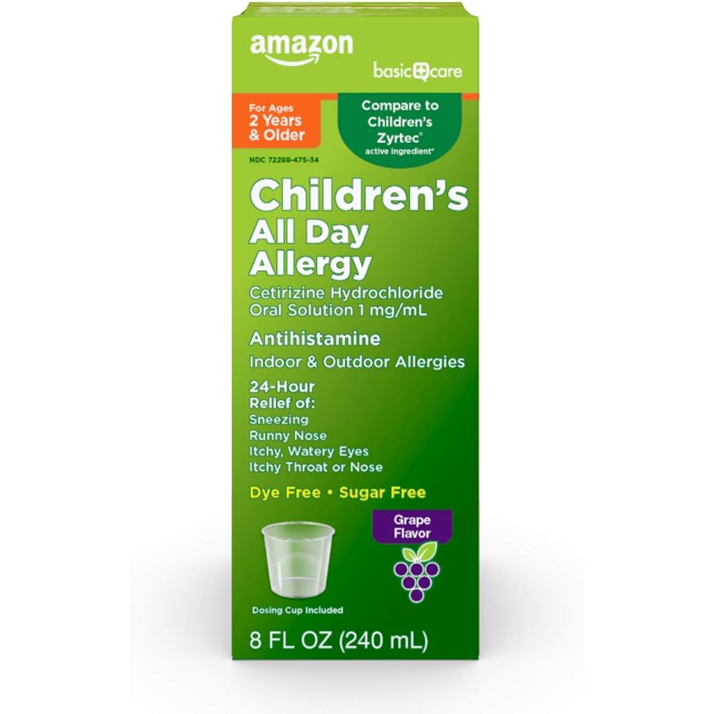 CETIRIZINE HCL CHILD 1MG-ML SOL 118 ML