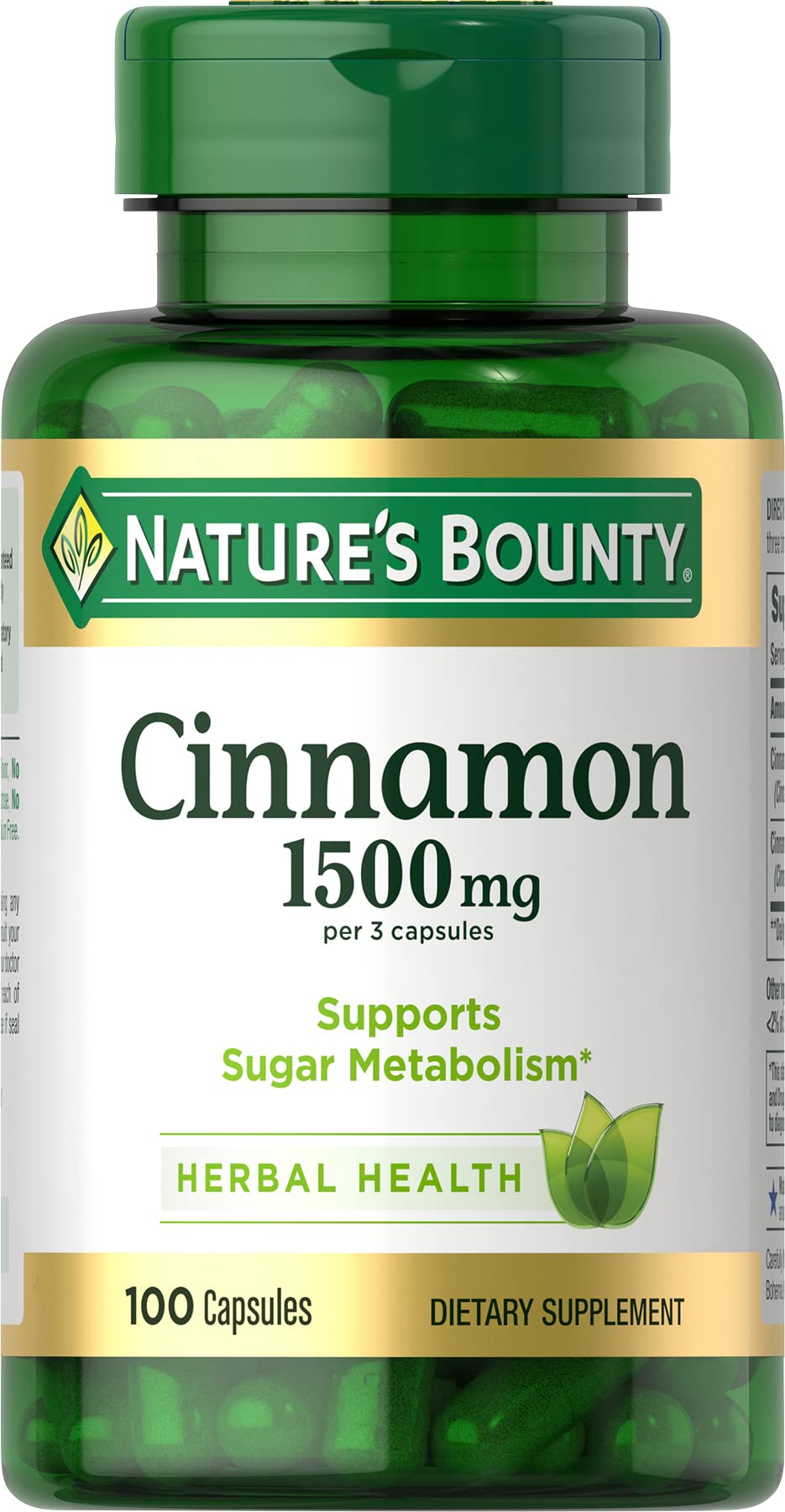 CINNAMON 1000MG CAP 100CT NAT BOUNTY
