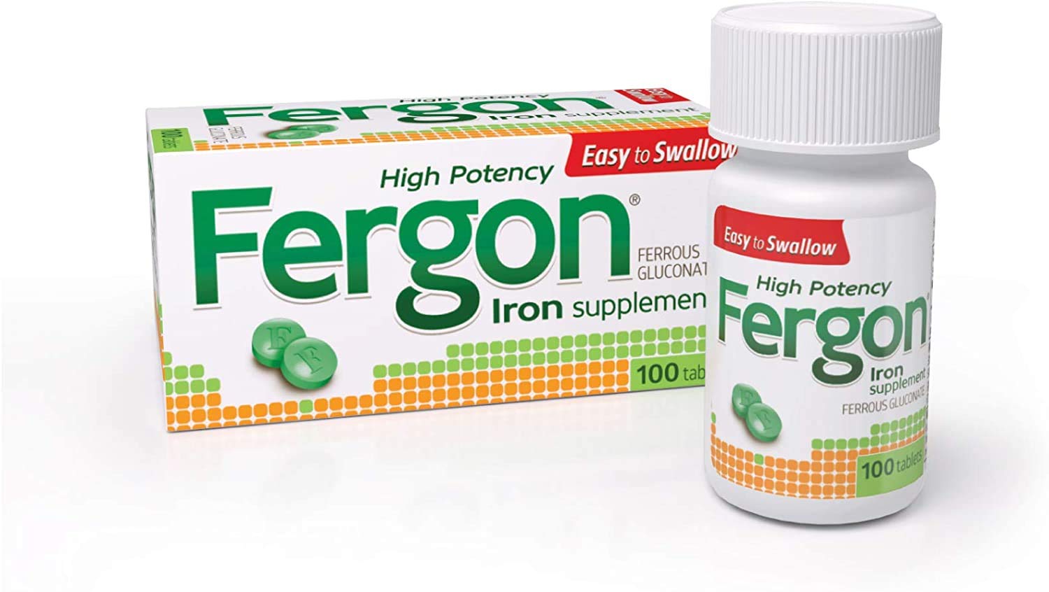 FERGON IRON SUPPLEMENT TABLETS 100 CT