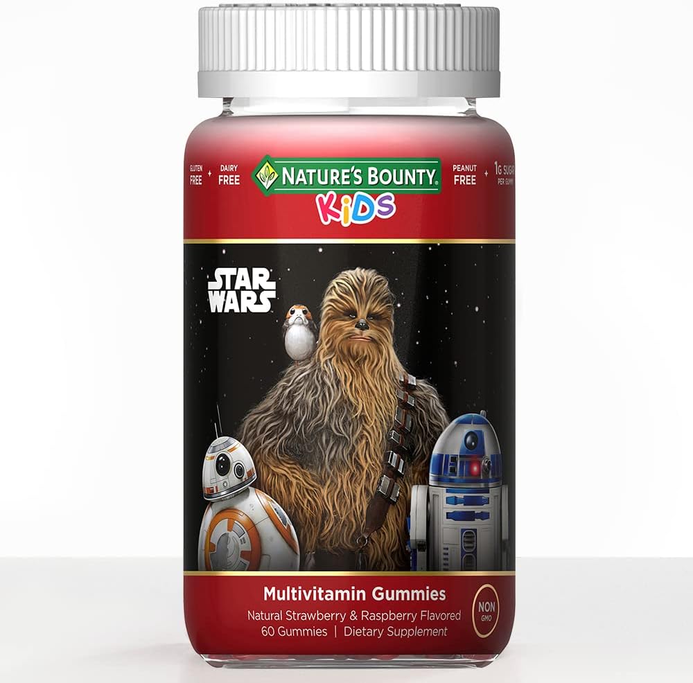 KIDS STAR WARS MULTI GUMMY 60CT NAT BTY