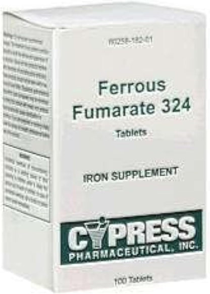 FERROUS FUMARATE TB 324MG 100