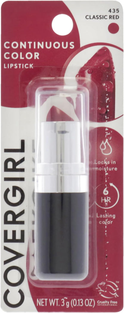 COVERGIRL Continuous Color Lipstick - 435 Classic Red