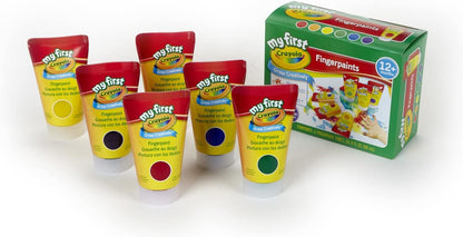 Crayola Washable Fingerpaints- Secondary Colors, 3 count