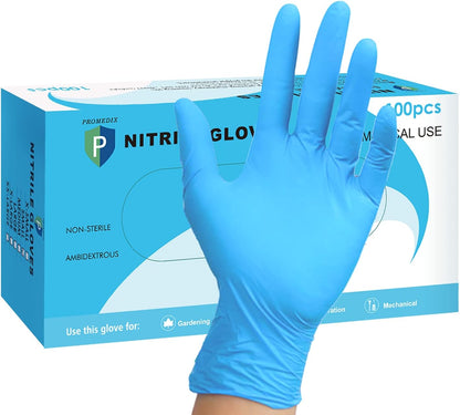 GLOVES NITRILE P/F L/F 3ML MED GLV 100CT