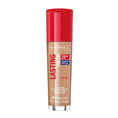 RIMMEL LONDON Rimmel Lasting Finish Liquid Foundation Natural Beige 400
