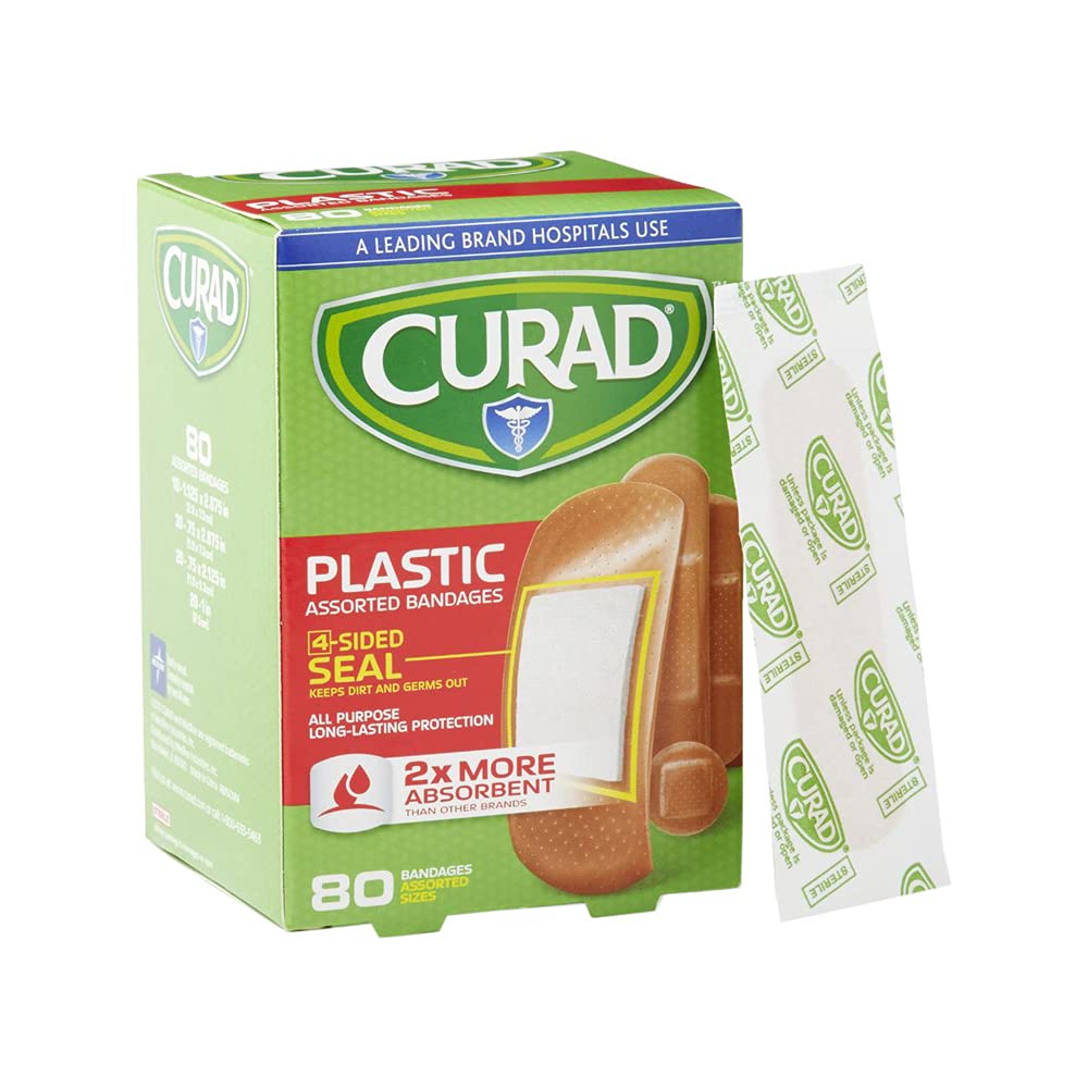 CURAD BANDAGE PLASTIC 1SZ 80CT