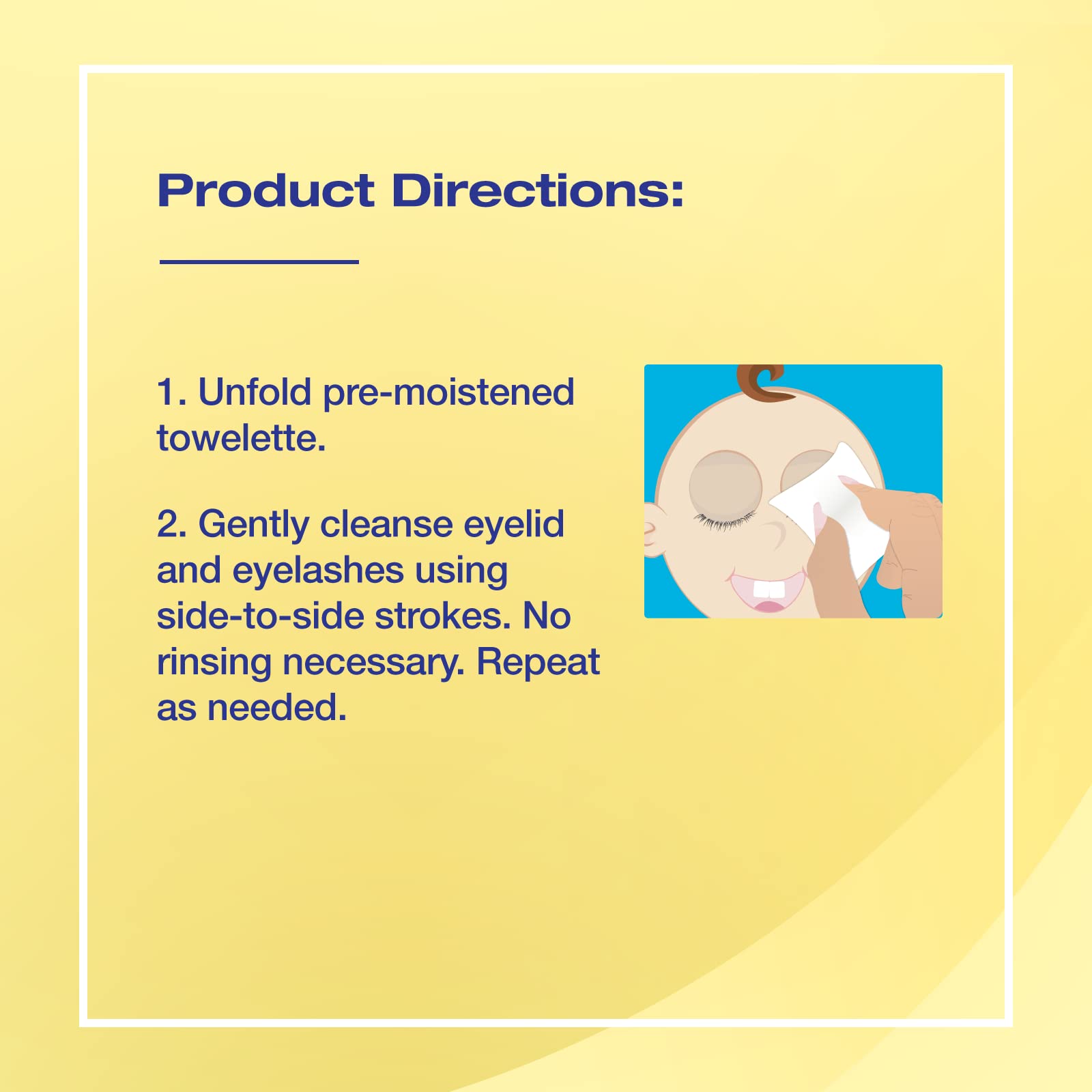 BABY EYELID CLEANSER PA 20 IWP