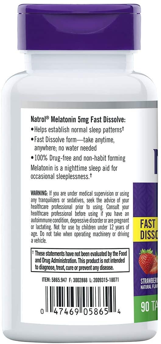 MELATONIN TD 3MG 90 STB FST DSLV