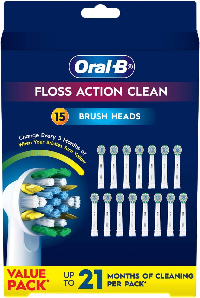 ORAL B TOOTHBRUSH FLOSS ACTION REFIL 3CT