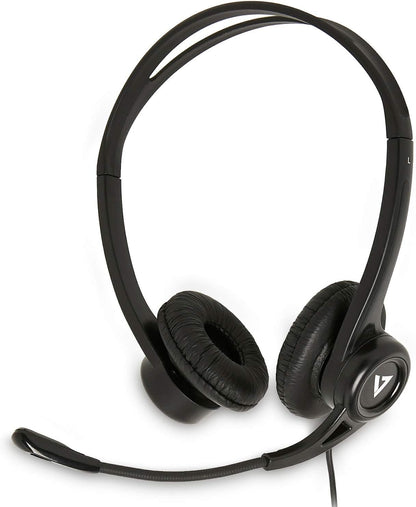 Adesso Xtream H5 Stereo Multimedia Headset with Microphone - Black
