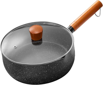 SAUCEPAN FNT 2QT SS GLASS COVR